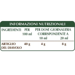 ARTIGLIO DEL DIAVOLO ESTRATTO INTEGRALE 200 ml Liquido analcoolico - Dr. Giorgini