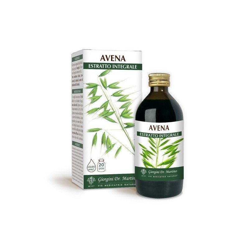 AVENA ESTRATTO INTEGRALE 200 ml Liquido analcoolico - Dr. Giorgini