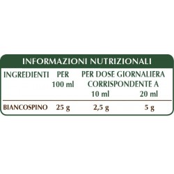 BIANCOSPINO ESTRATTO INTEGRALE 200 ml  Liquido analcoolico - Dr. Giorgini