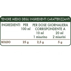 BOLDO ESTRATTO INTEGRALE 200 ml Liquido analcoolico - Dr. Giorgini
