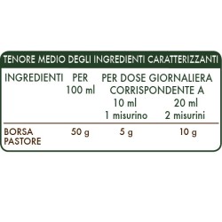 BORSA PASTORE ESTRATTO INTEGRALE 200 ml Liquido analcoolico - Dr. Giorgini