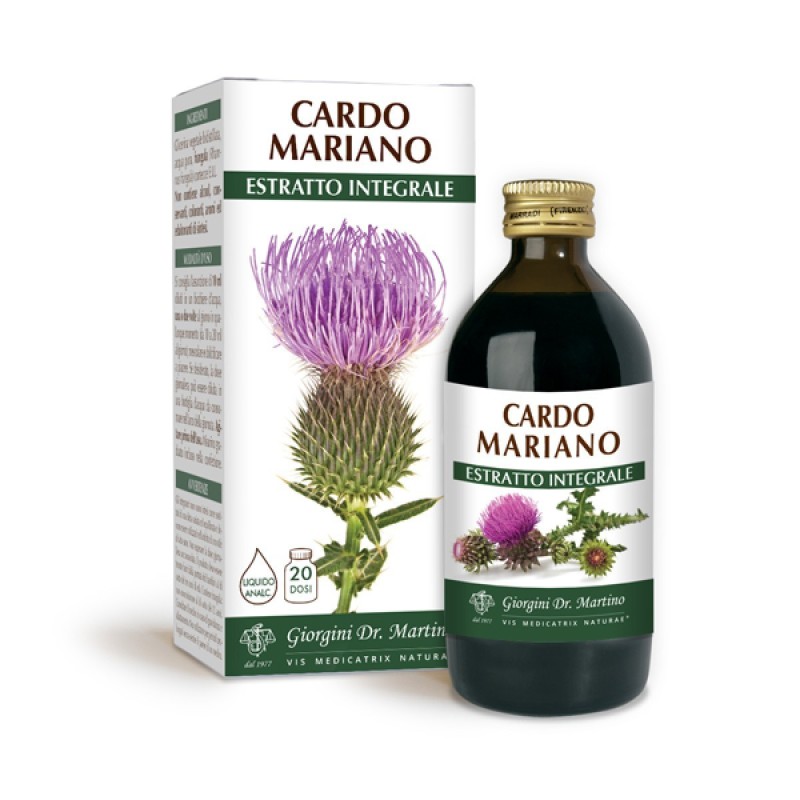 CARDO MARIANO ESTRATTO INTEGRALE 200 ml Liquido analcoolico - Dr. Giorgini