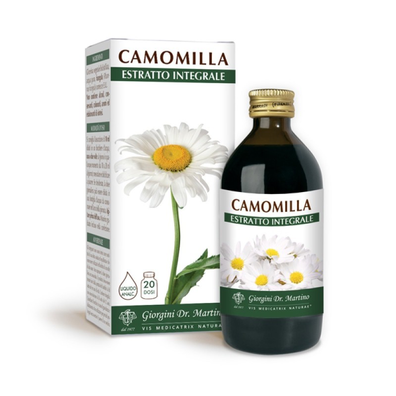 CAMOMILLA ESTRATTO INTEGRALE 200 ml Liquido analcoolico - Dr. Giorgini