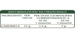 CAMOMILLA ESTRATTO INTEGRALE 200 ml Liquido analcoolico - Dr. Giorgini
