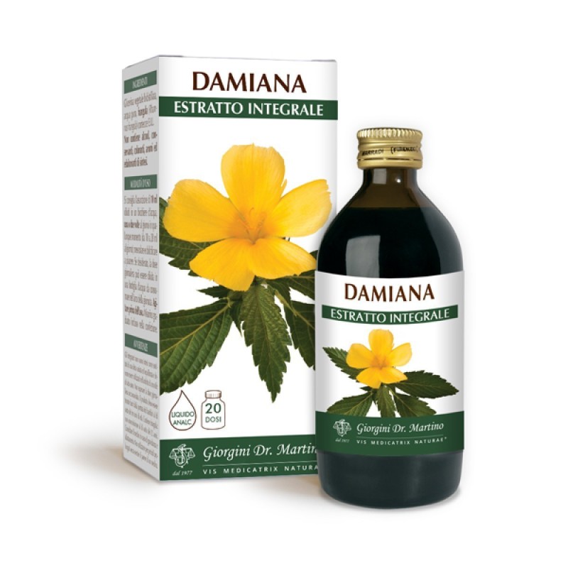 DAMIANA ESTRATTO INTEGRALE 200ml Liquido analcoolico - Dr. Giorgini