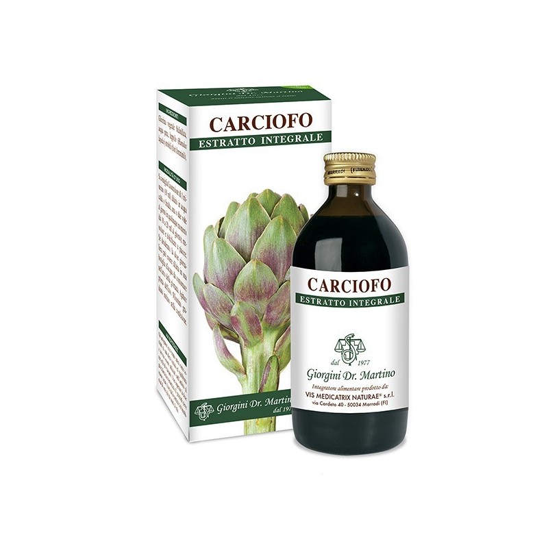 CARCIOFO ESTRATTO INTEGRALE 200 ml Liquido analcoolico - Dr. Giorgini
