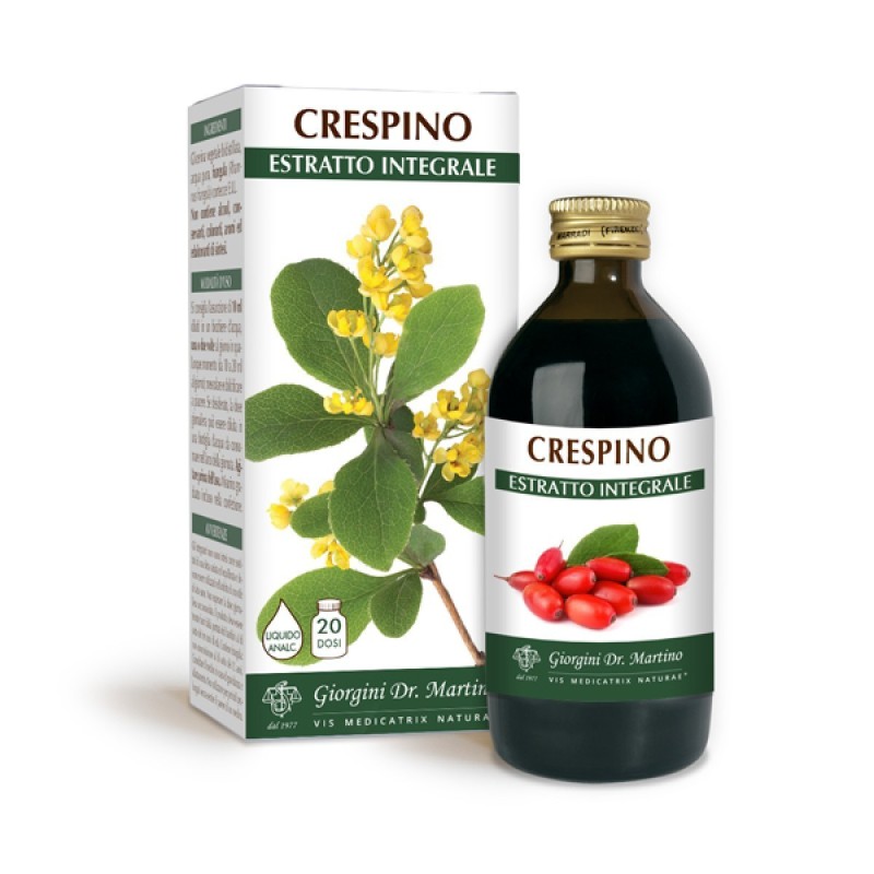 CRESPINO ESTRATTO INTEGRALE 200 ml Liquido analcoolico - Dr. Giorgini