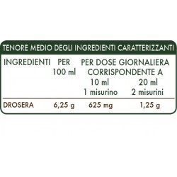 DROSERA ESTRATTO INTEGRALE 200 ml Liquido analcoolico - Dr. Giorgini