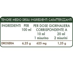 DROSERA ESTRATTO INTEGRALE 200 ml Liquido analcoolico - Dr. Giorgini