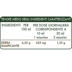 EDERA RAMPICANTE ESTRATTO INTEGRALE 200 ml Liquido analcoolico - Dr. Giorgini