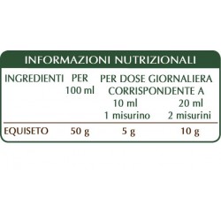 EQUISETO ESTRATTO INTEGRALE 200 ml Liquido analcoolico - Dr. Giorgini