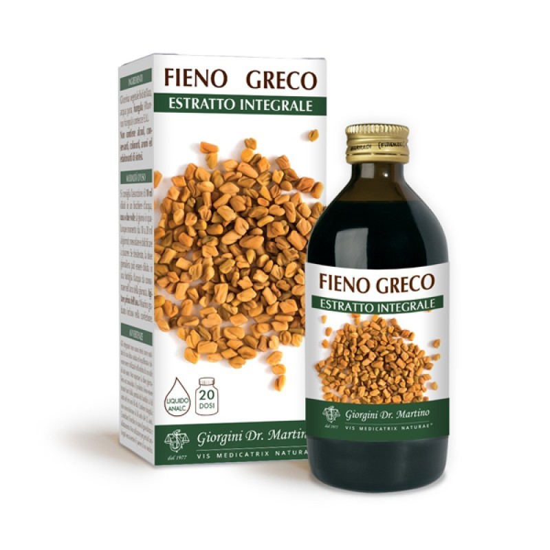 FIENO GRECO ESTRATTO INTEGRALE 200 ml Liquido analcoolico - Dr. Giorgini