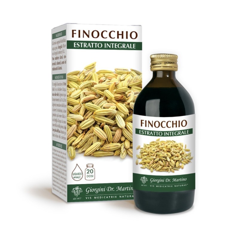 FINOCCHIO ESTRATTO INTEGRALE 200 ml Liquido analcoolico - Dr. Giorgini