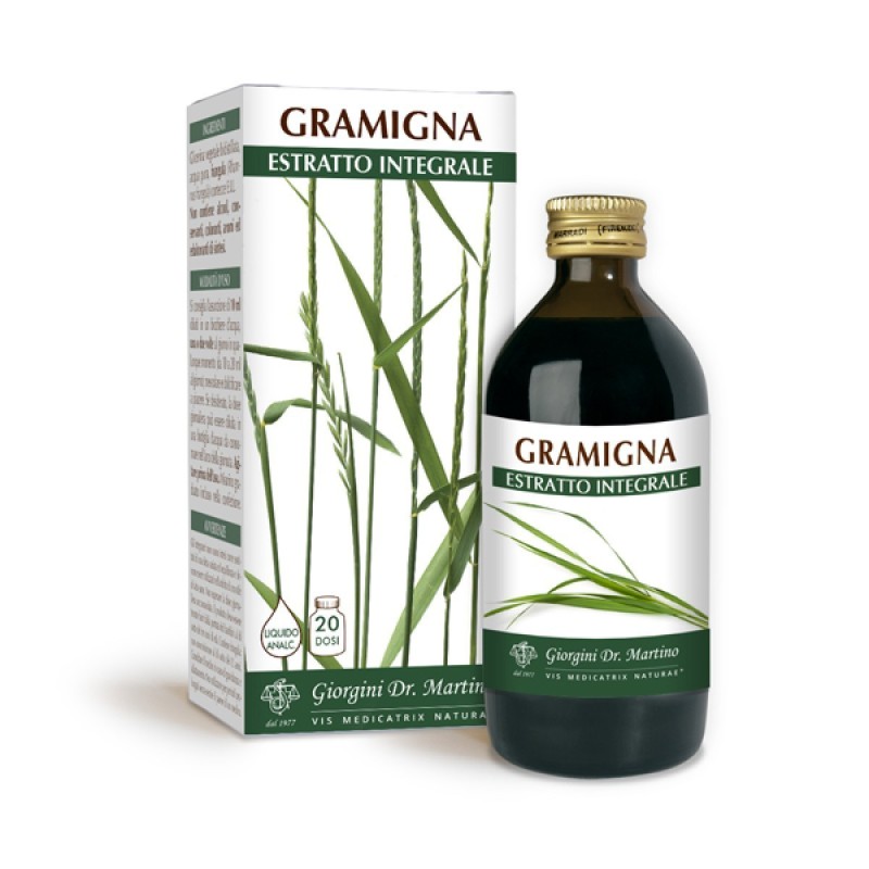 GRAMIGNA ESTRATTO INTEGRALE 200 ml  Liquido analcoolico - Dr. Giorgini