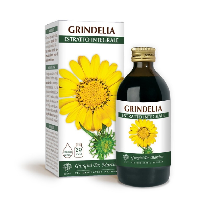 GRINDELIA ESTRATTO INTEGRALE 200 ml Liquido analcoolico - Dr. Giorgini