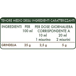 GRINDELIA ESTRATTO INTEGRALE 200 ml Liquido analcoolico - Dr. Giorgini