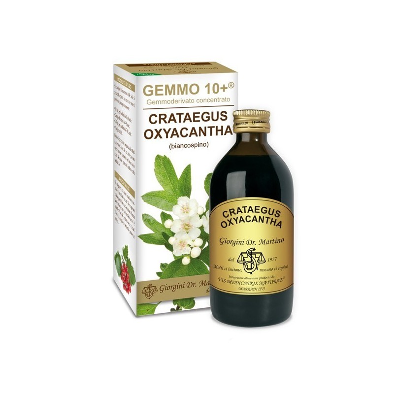 GEMMO 10+ Biancospino 200 ml Liquido analcoolico - Dr. Giorgini