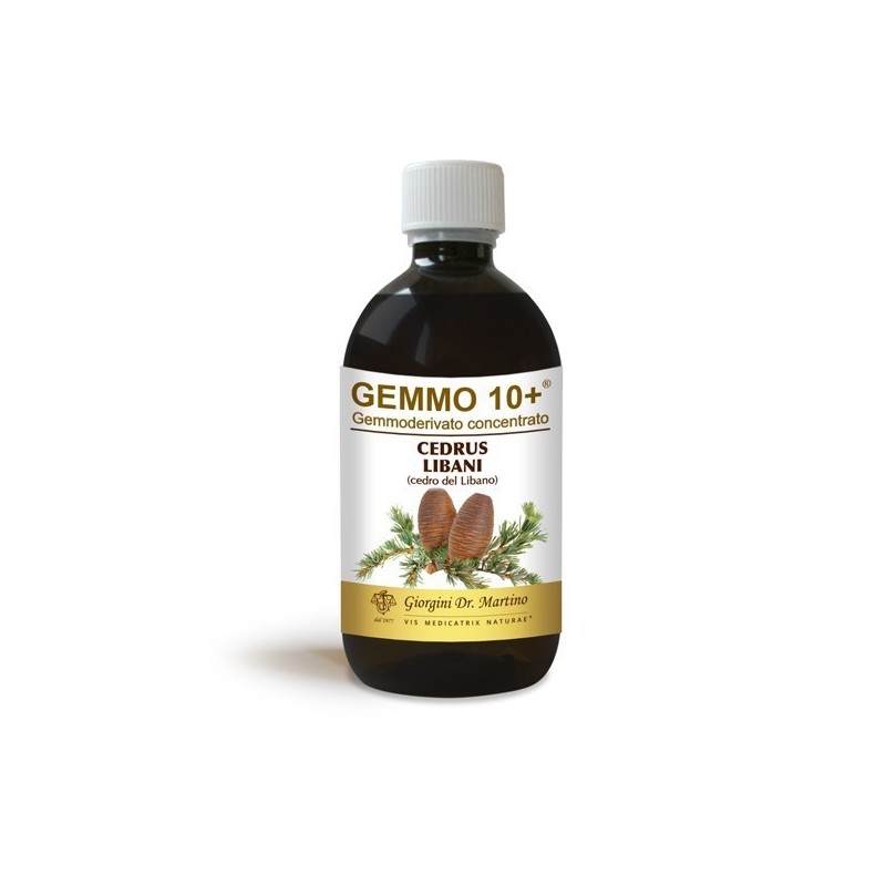 GEMMO 10+ Cedro del Libano 500 ml Liquido analcoolico - Dr. Giorgini GEMMO 10+ Cedro del Libano 500 ml Liquido analcoolico - Dr. Giorgini