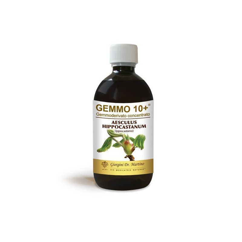 GEMMO 10+ Ippocastano 500 ml Liquido analcoolico - Dr. Giorgini