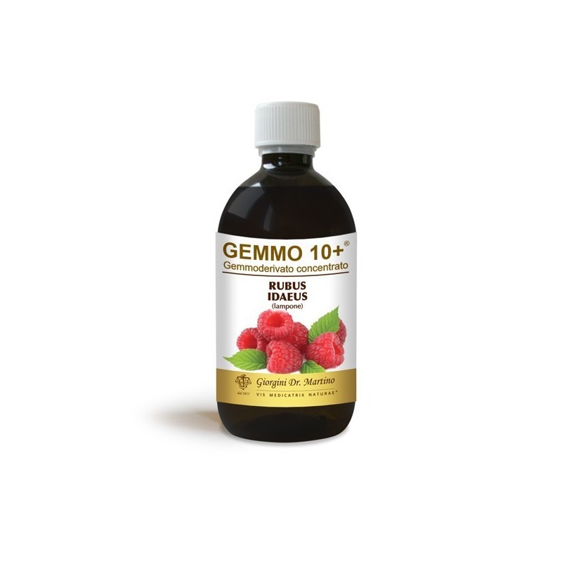 GEMMO 10+ Lampone 500 ml Liquido analcoolico - Dr. Giorgini