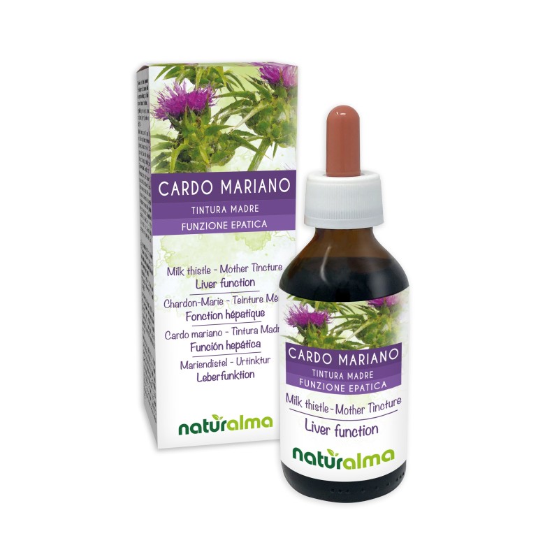 Cardo Mariano Tintura madre 100 ml liquido analcoolico - Naturalma