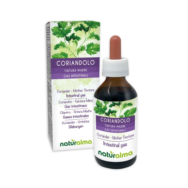 Coriandolo Tintura madre 100 ml liquido analcoolico - Naturalma