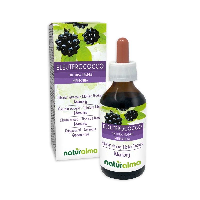 Eleuterococco Tintura madre 100 ml liquido analcoolico - Naturalma