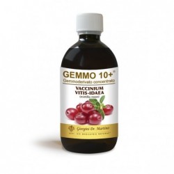 GEMMO 10+ Mirtillo Rosso 500 ml Liquido analcoolico...