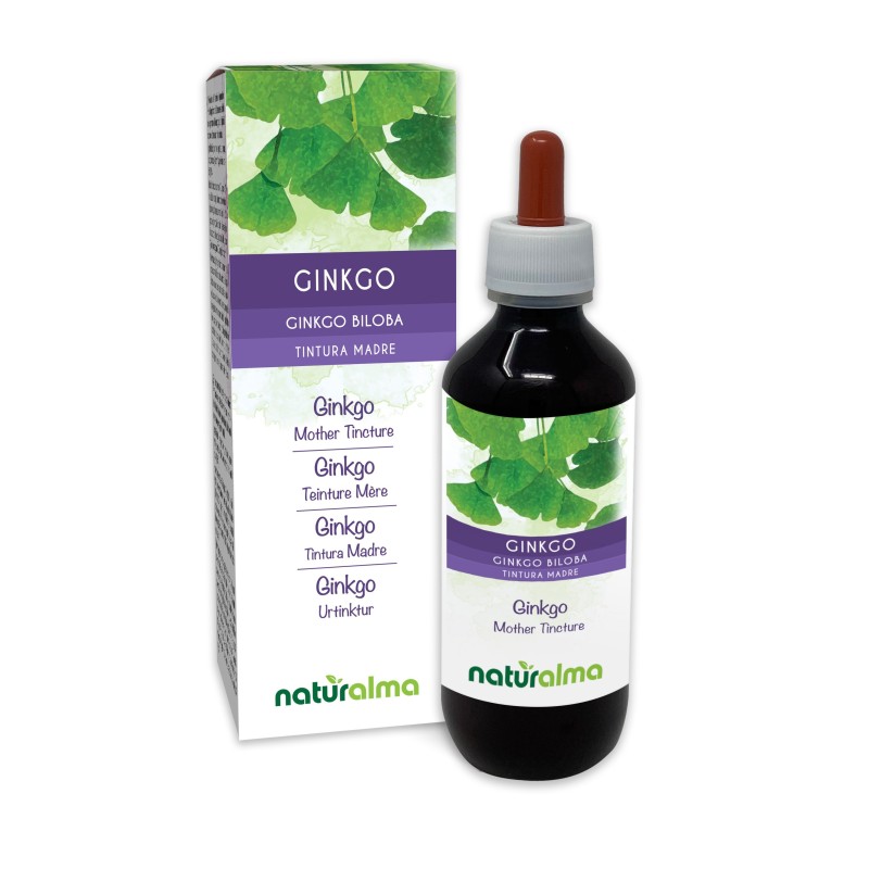 Ginkgo Biloba Tintura madre 200 ml liquido analcoolico - Naturalma