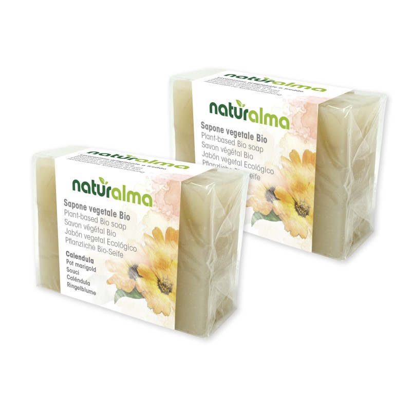 Sapone vegetale alla Calendula BIO (100 g x 2) - Naturalma