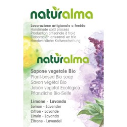 Sapone vegetale al Limone e Lavanda BIO (100 g x 2) - Naturalma