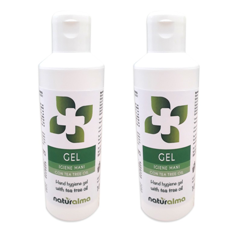 Gel Igiene Mani con Tea Tree oil (100 ml x 2) - Naturalma