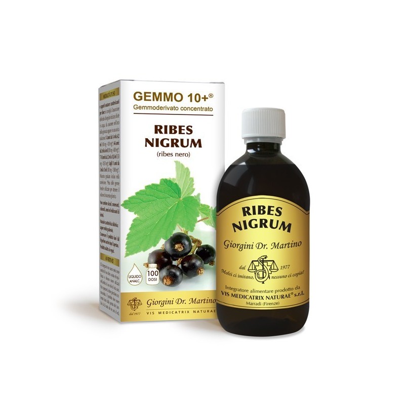 GEMMO 10+ Ribes Nero 500 ml Liquido analcoolico - Dr. Giorgini