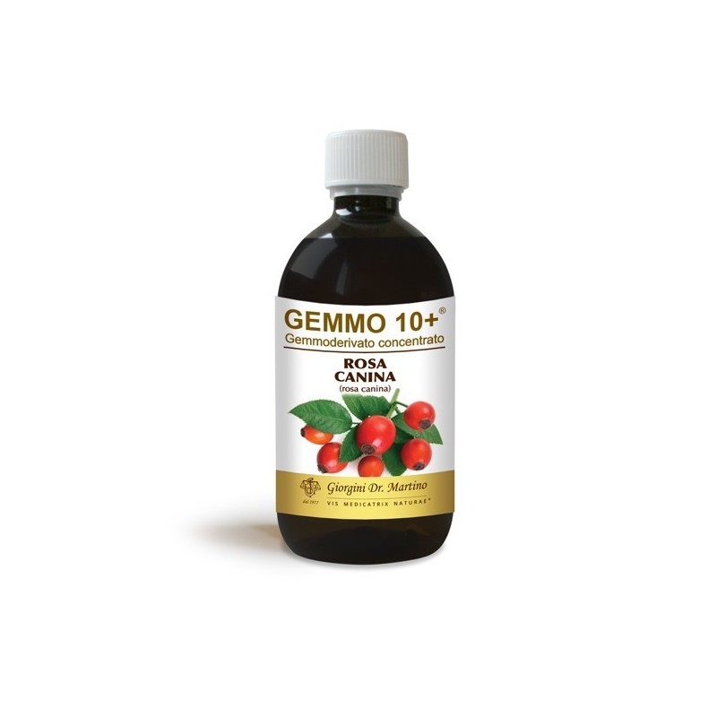 GEMMO 10+ Rosa Canina 500 ml Liquido analcoolico - Dr. Giorgini