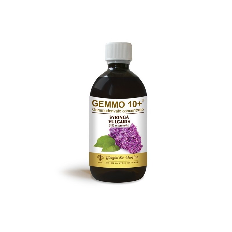 GEMMO 10+ Lillà o Serenella 500 ml Liquido analcoolico - Dr. Giorgini