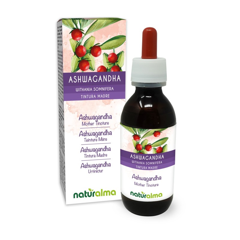 Ashwagandha Tintura madre 120 ml liquido analcoolico - Naturalma