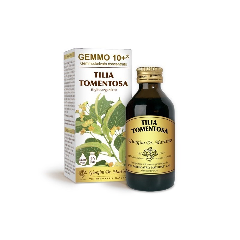 GEMMO 10+ Tiglio Argenteo 100 ml Liquido analcoolico - Dr. Giorgini