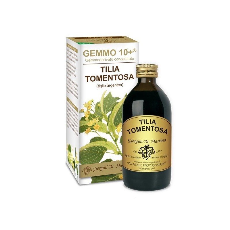 GEMMO 10+ Tiglio Argenteo 200 ml Liquido analcoolico - Dr. Giorgini