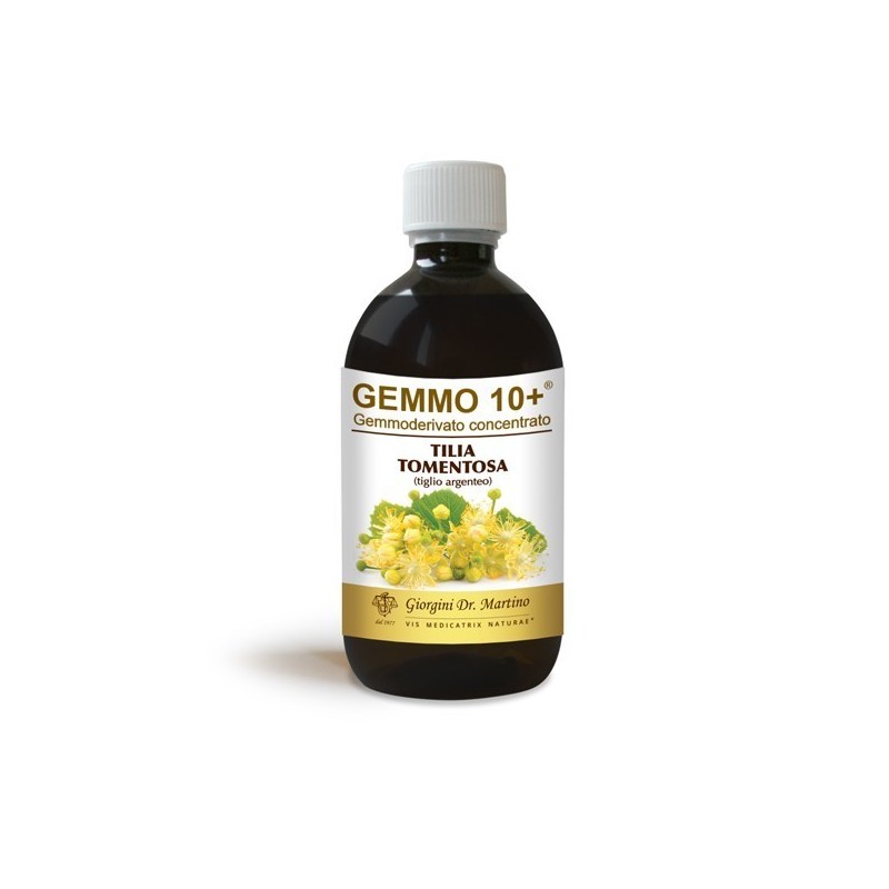 GEMMO 10+ Tiglio Argenteo 500 ml Liquido analcoolico - Dr. Giorgini