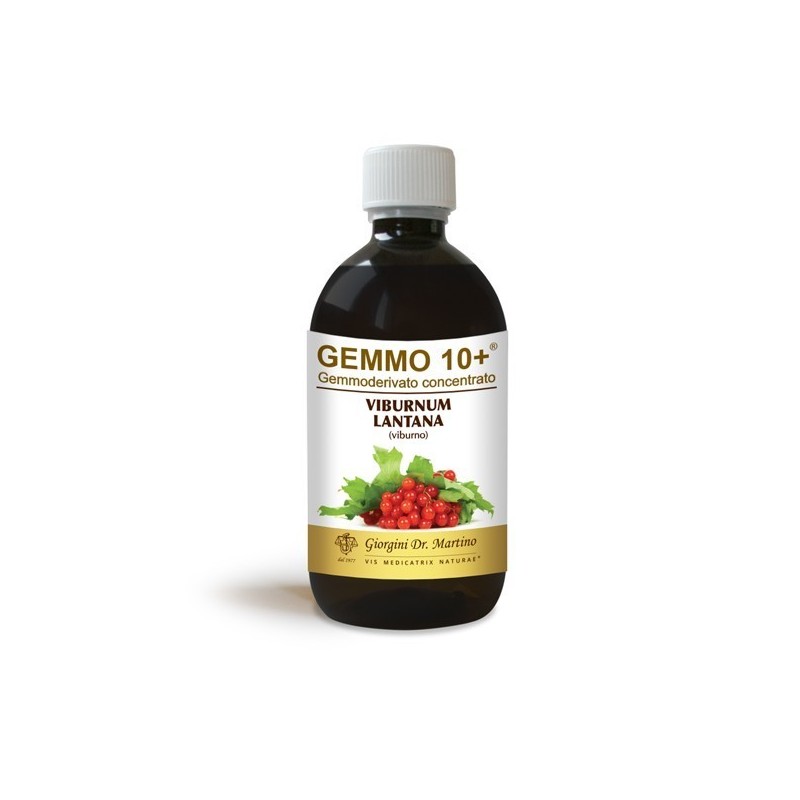 GEMMO 10+ Viburno 500 ml Liquido analcoolico - Dr. Giorgini