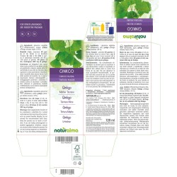 Ginkgo Biloba Tintura madre 120 ml liquido analcoolico - Naturalma