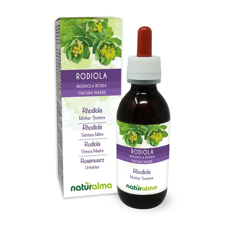 Rodiola Tintura madre 120 ml liquido analcoolico - Naturalma