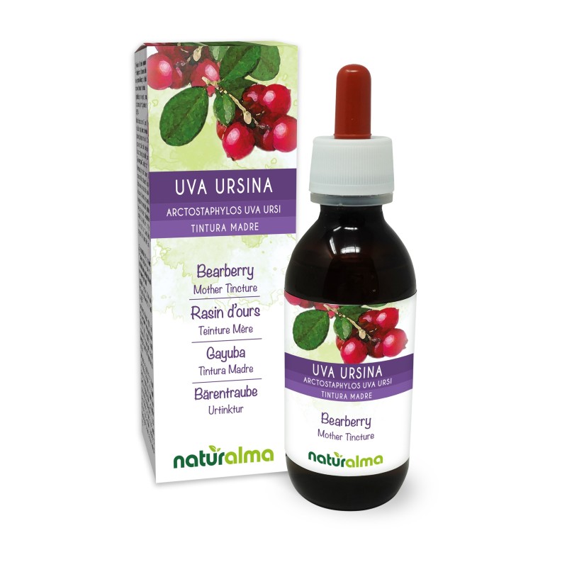 Uva Ursina Tintura madre 120 ml liquido analcoolico - Naturalma