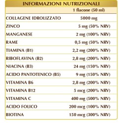 COLLAGENE liquido analcoolico 500 ml (10 flaconi da 50 ml) - Dr. Giorgini