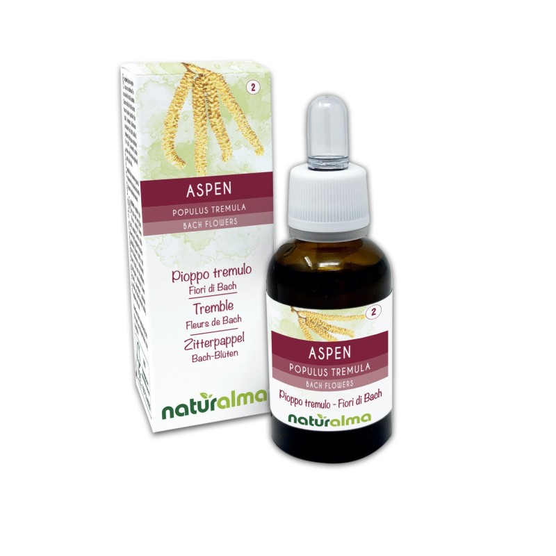 Aspen Fiori di Bach 30 ml liquido analcoolico - Naturalma