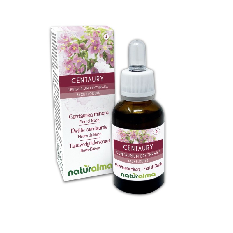 Centaury Fiori di Bach 30 ml liquido analcoolico - Naturalma