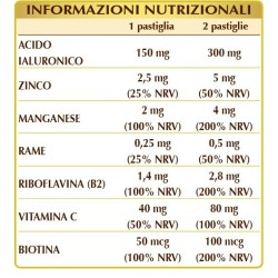 ACIDO IALURONICO 60 pastiglie (30 g) - Dr. Giorgini