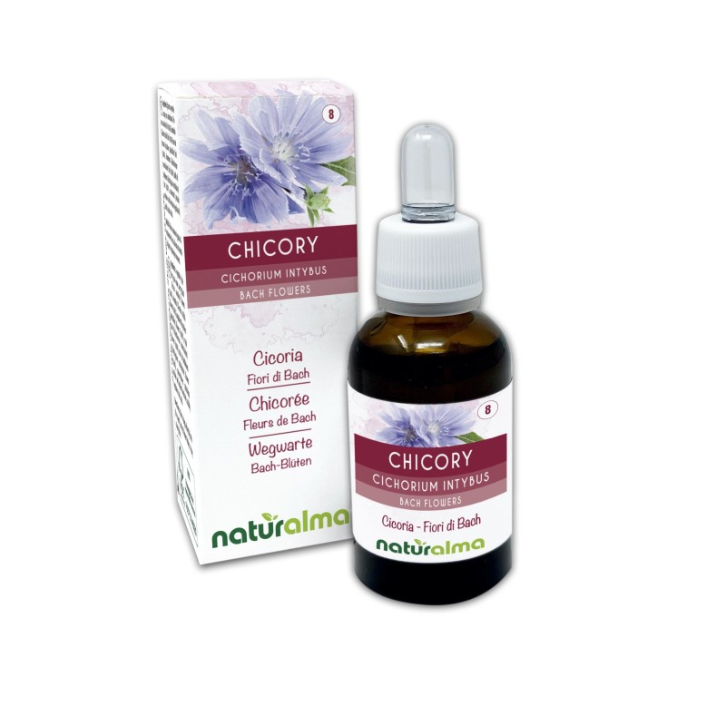 Chicory Fiori di Bach 30 ml liquido analcoolico - Naturalma