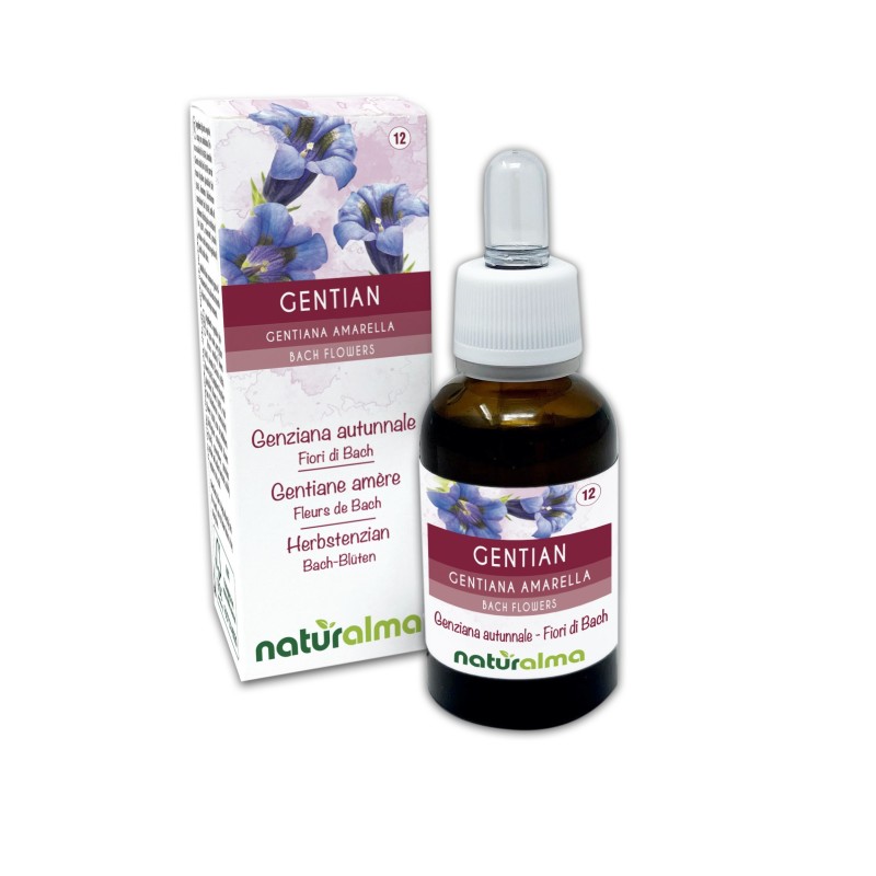 Gentian Fiori di Bach 30 ml liquido analcoolico - Naturalma