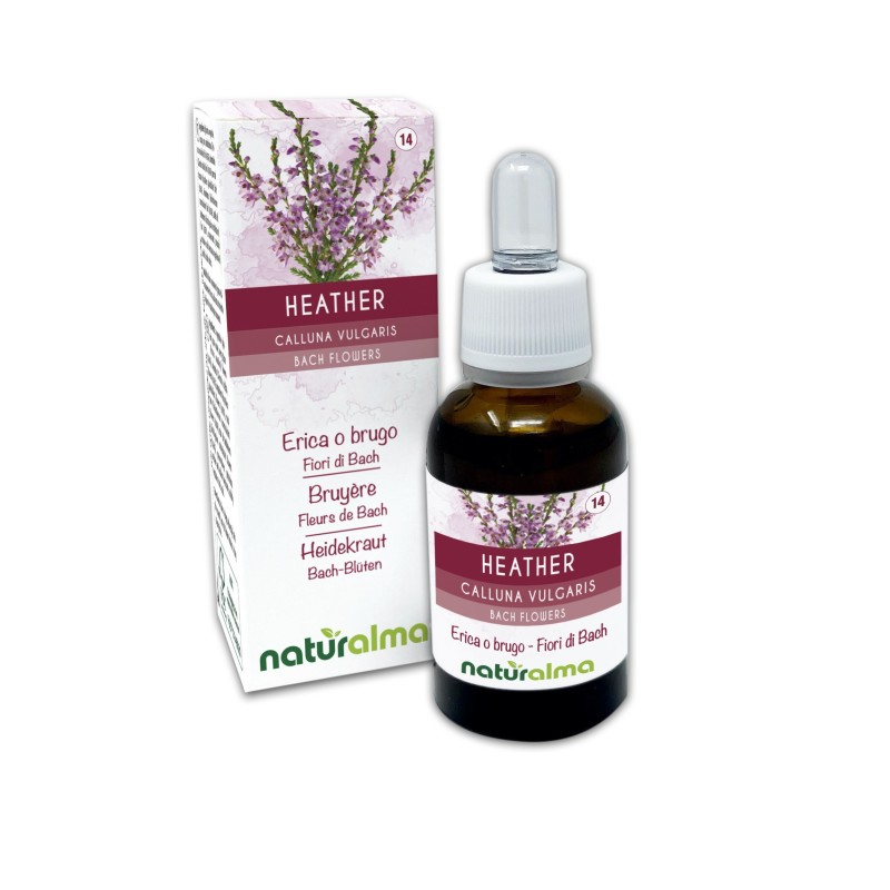 Heather Fiori di Bach 30 ml liquido analcoolico - Naturalma